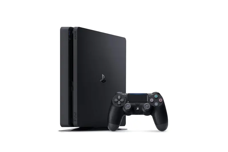 Renewed PlayStation 4 Slim – 1TB Storage, Compact Gaming Console