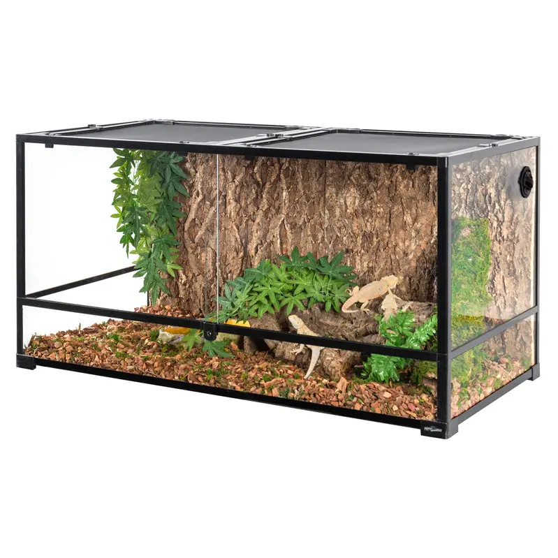 REPTIZOO 120-Gallon Extra-Large Reptile Habitat with Front-Opening Doors