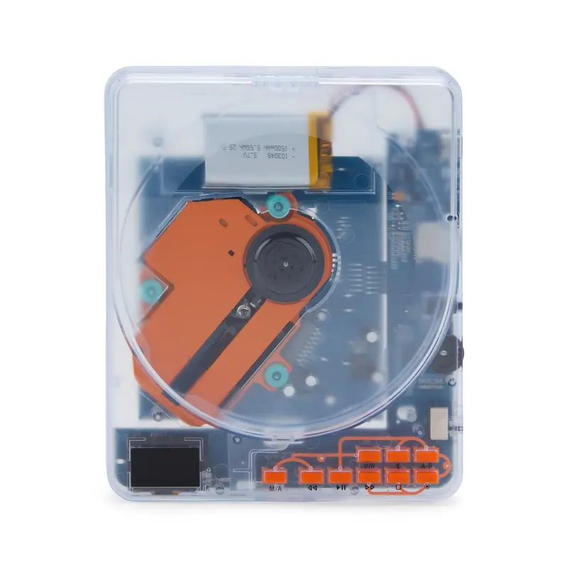 Retradisc Portable CD Player with Bluetooth Streaming and Rechargeable Battery