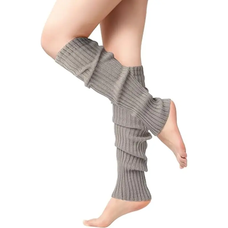 Retro Knit Leg Warmers for Women – 80s-Inspired Dance, Yoga & Fashion Accessory 2