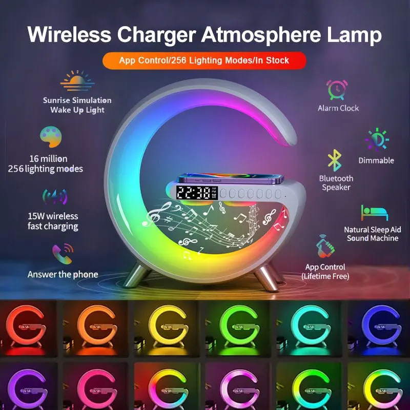 RGB-Illuminated MagSafe Wireless Charging Pad