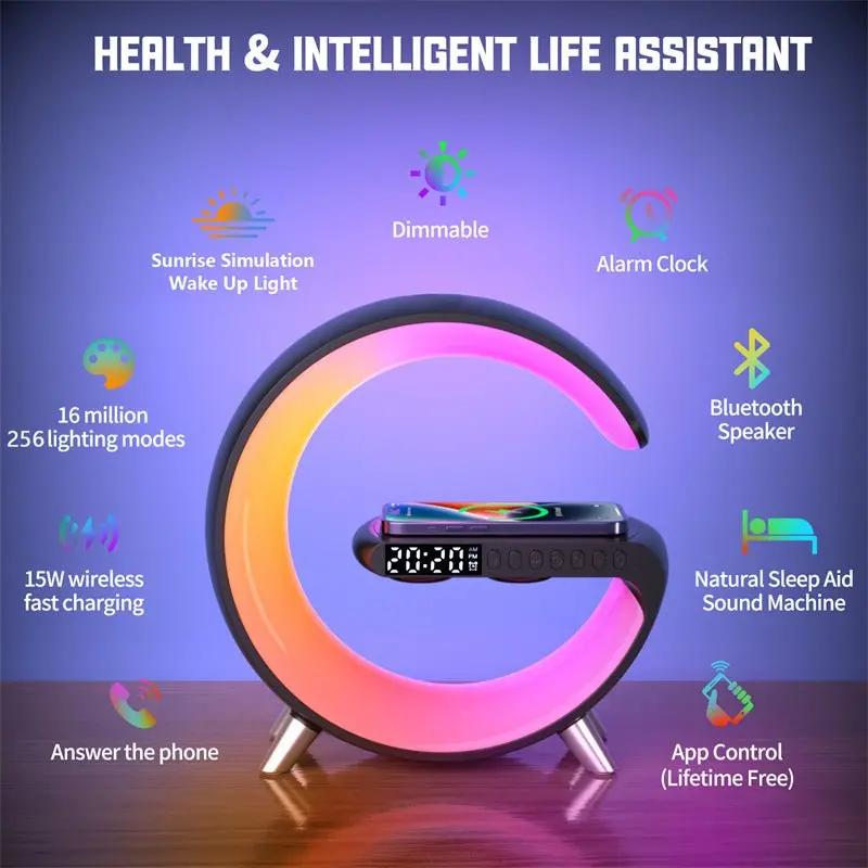 RGB-Illuminated MagSafe Wireless Charging Pad