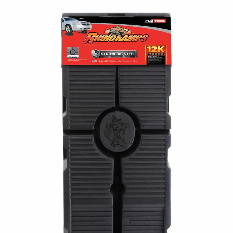 RhinoGear RhinoRamps Vehicle Lift Ramps – 12,000-Pound GVW Capacity (Pair)