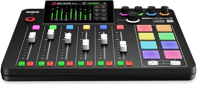 RODE RODECaster Pro II — All-in-One Podcasting, Streaming & Music Production Console (Black) 2