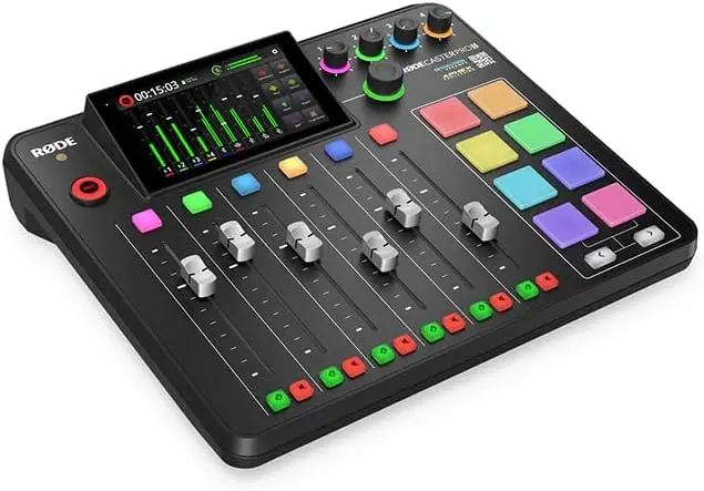 RODE RODECaster Pro II — All-in-One Podcasting, Streaming & Music Production Console (Black)