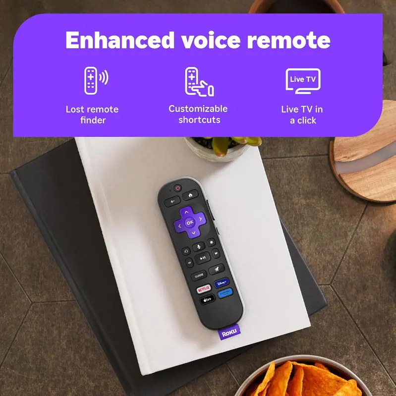 Roku 50-Inch Select Series 4K HDR Smart TV – Voice-Controlled Streaming Display