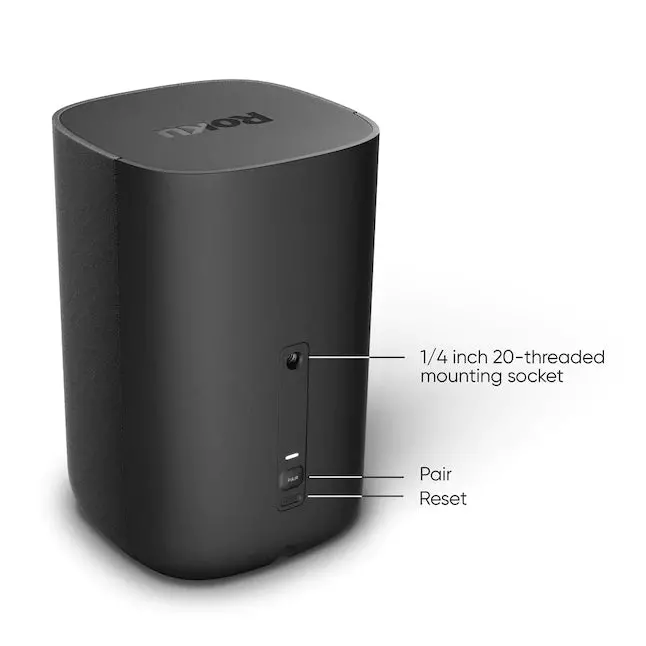 Roku Wireless Smart Speaker Set – Dual 6.1-Inch Indoor Portable Speakers, 80W Total Output