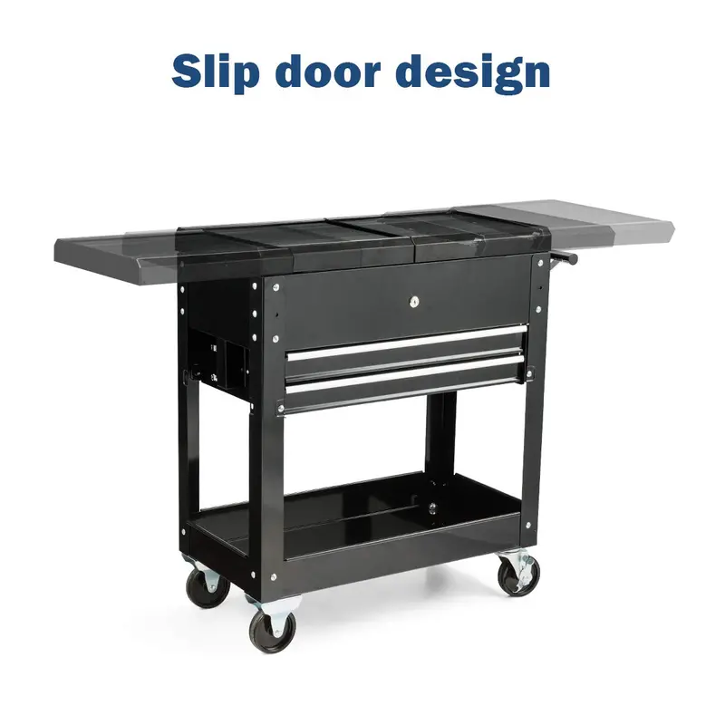 Rolling Tool Cabinet on Casters – Heavy-Duty Steel Storage Cart with Multiple Drawers