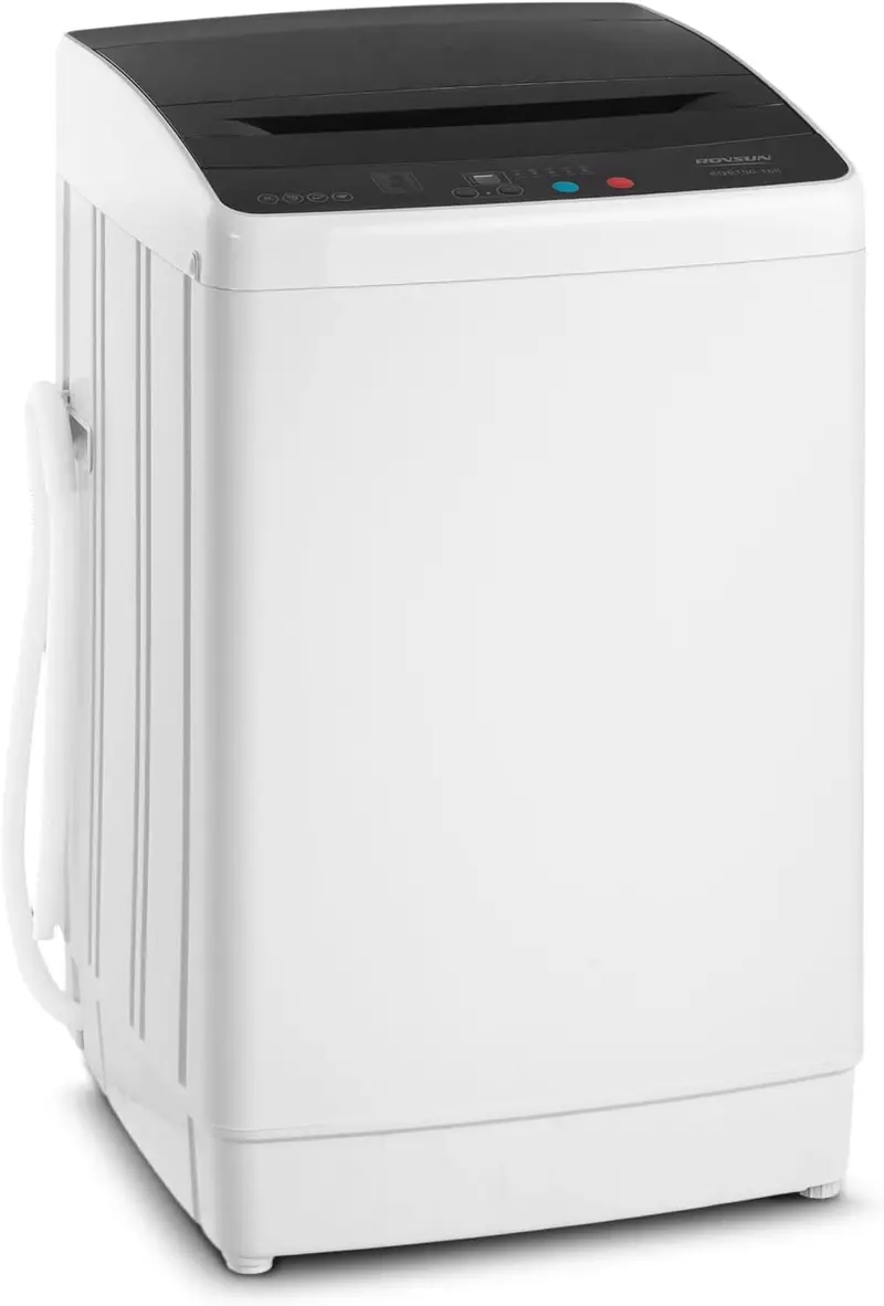 ROVSUN 17.8 lb Portable Full-Automatic Washer – Stainless Steel Drum Laundry Machine
