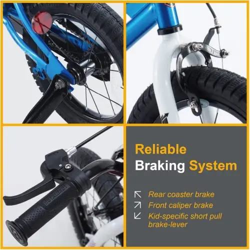 Royalbaby Freestyle BMX Bike for Kids – Boys & Girls Cruiser Bicycle