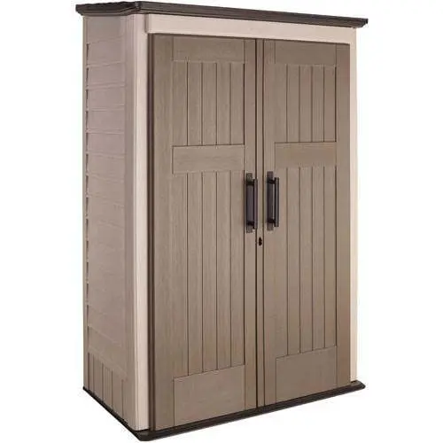 Rubbermaid 52-Cubic-Foot Lockable Outdoor Storage Shed – Durable, All-Weather Resin Enclosure