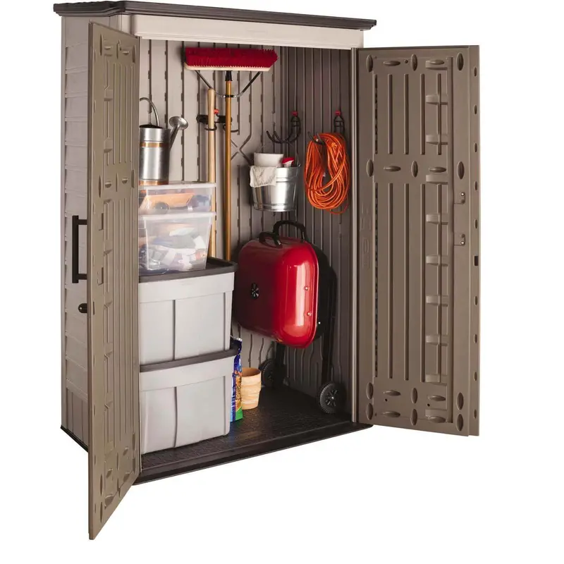 Rubbermaid 52-Cubic-Foot Lockable Outdoor Storage Shed – Durable, All-Weather Resin Enclosure