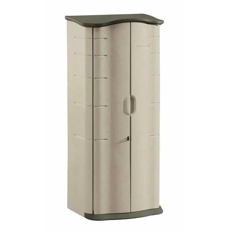 Rubbermaid Vertical Outdoor Storage Shed – Heavy-Duty Resin, Weatherproof Construction