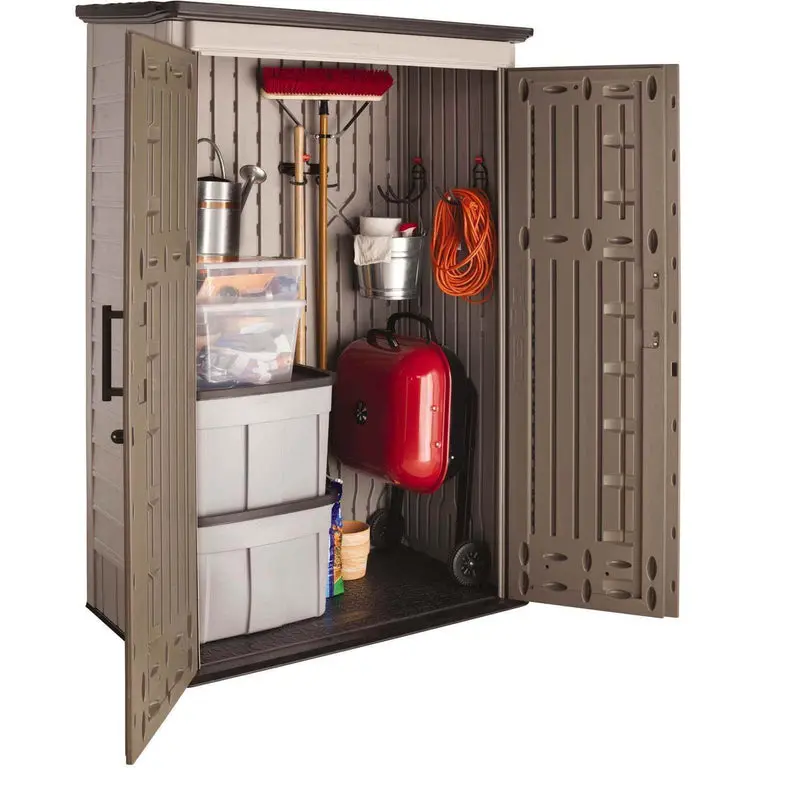 Rubbermaid Weatherproof Outdoor Storage Shed – 52 Cu. Ft. Lockable Resin Structure
