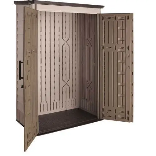 Rubbermaid Weatherproof Outdoor Storage Shed – 52 Cu. Ft. Lockable Resin Structure