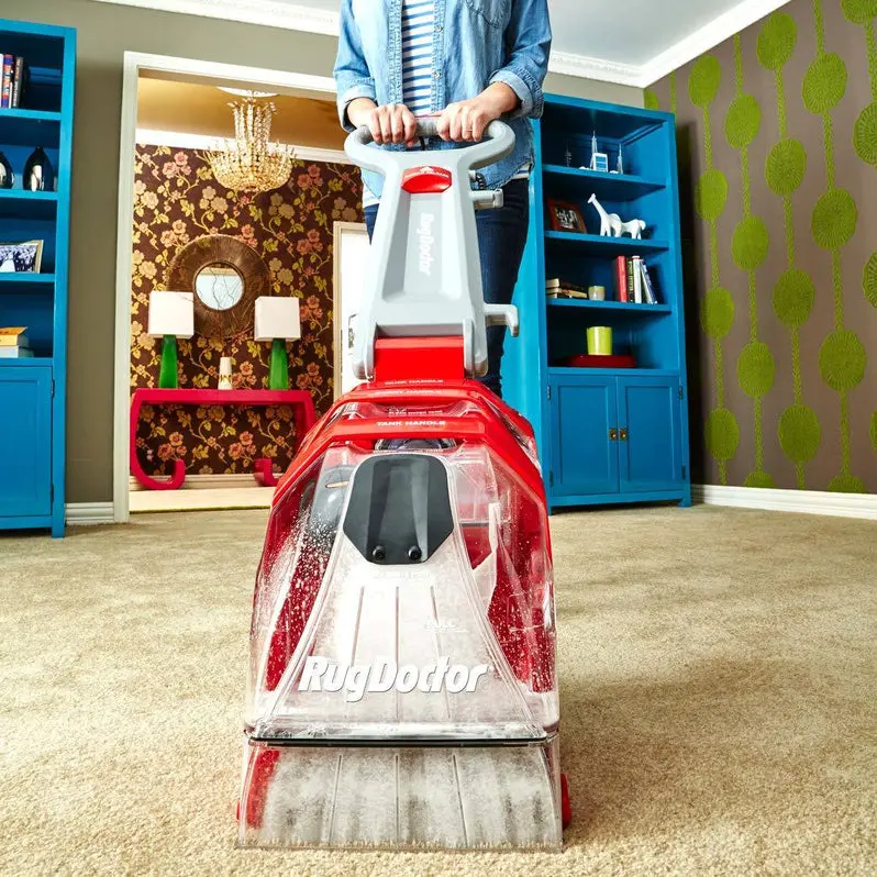 Rug Doctor Deep Clean Carpet Cleaner – Heavy-Duty Upright Machine with 2L Detergent Kit