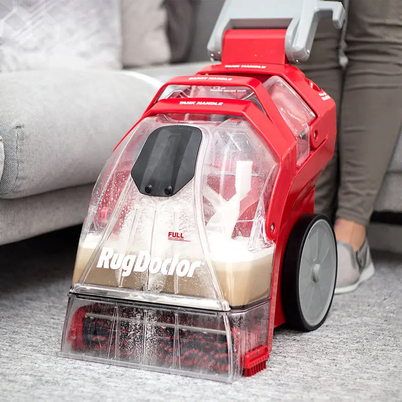 Rug Doctor Deep Clean Carpet Cleaner Machine with Two 1-Liter Detergent Bottles