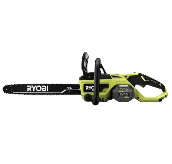 RYOBI 18-Inch 40V Cordless Chainsaw Kit – Includes Battery and Charger