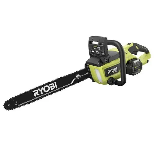 RYOBI 18-Inch 40V Cordless Chainsaw Kit – Includes Battery and Charger