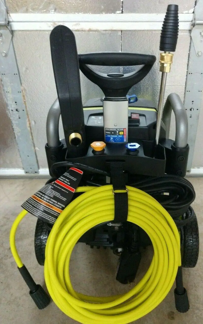 RYOBI 2000 PSI Electric Cold Water Pressure Washer – Compact 1.2 GPM Home Cleaning Solution