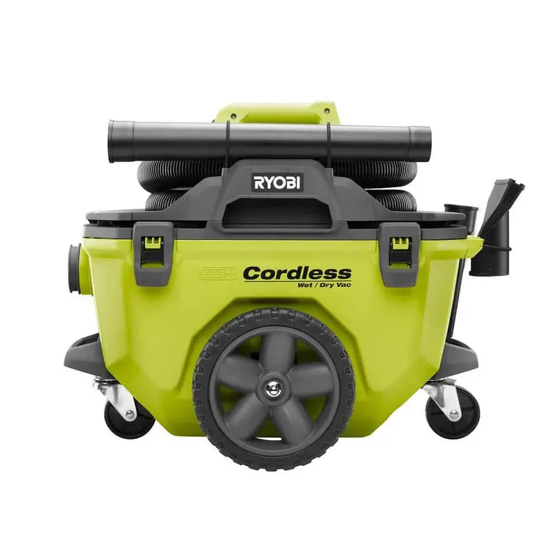 RYOBI ONE+ 18V Cordless 6-Gallon Wet/Dry Vacuum Kit – Includes 4.0 Ah Battery, Charger & Accessories (P770KN)