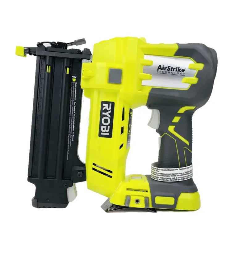 RYOBI ONE+ 18V Cordless Brad Nailer Kit – Includes P320 Nailer, Battery, and Fast Charger