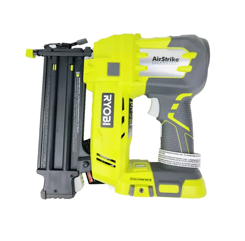 RYOBI ONE+ 18V Cordless Brad Nailer Kit – Includes P320 Nailer, Battery, and Fast Charger