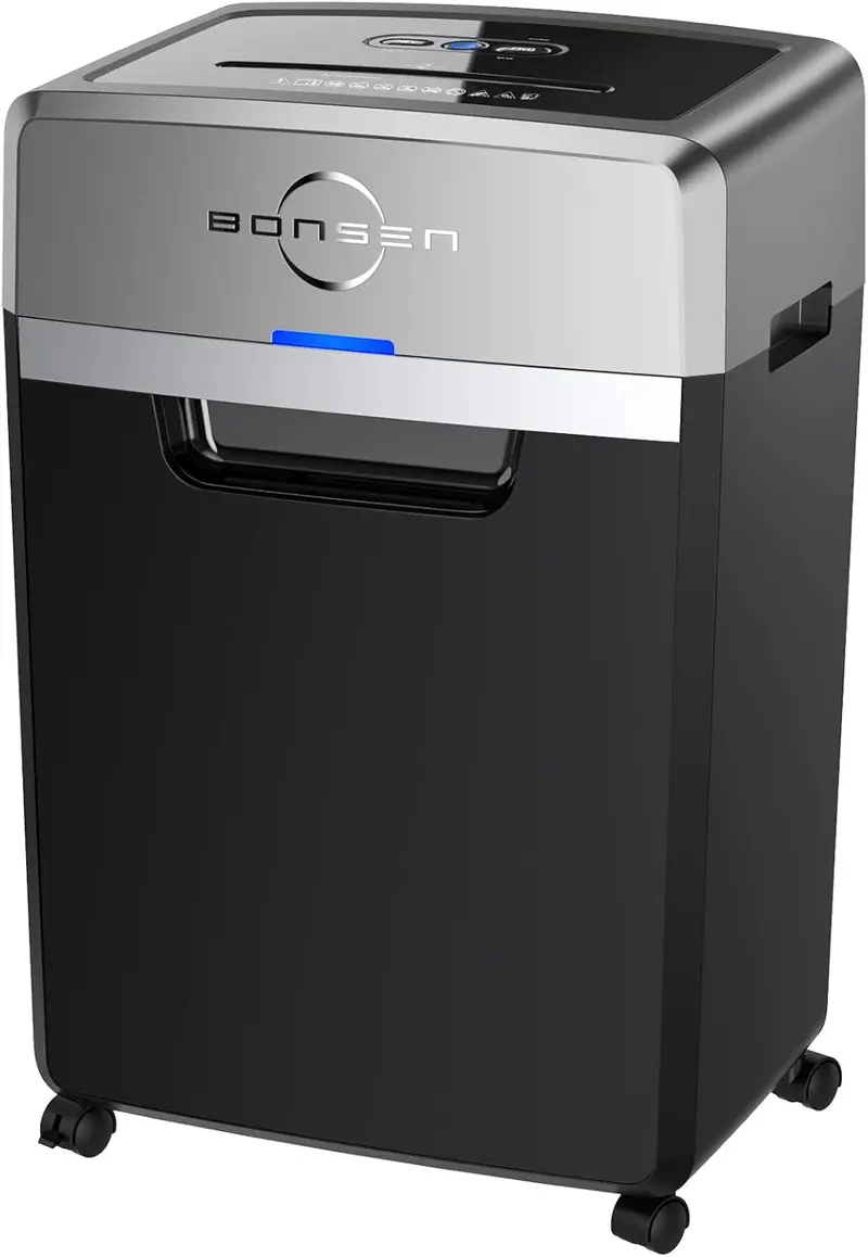 S3105 Commercial Paper Shredder – 24-Sheet Cross-Cut, 40-Min Continuous Run, 9-Gallon Bin, P-4 Security, Ultra-Quiet 55dB