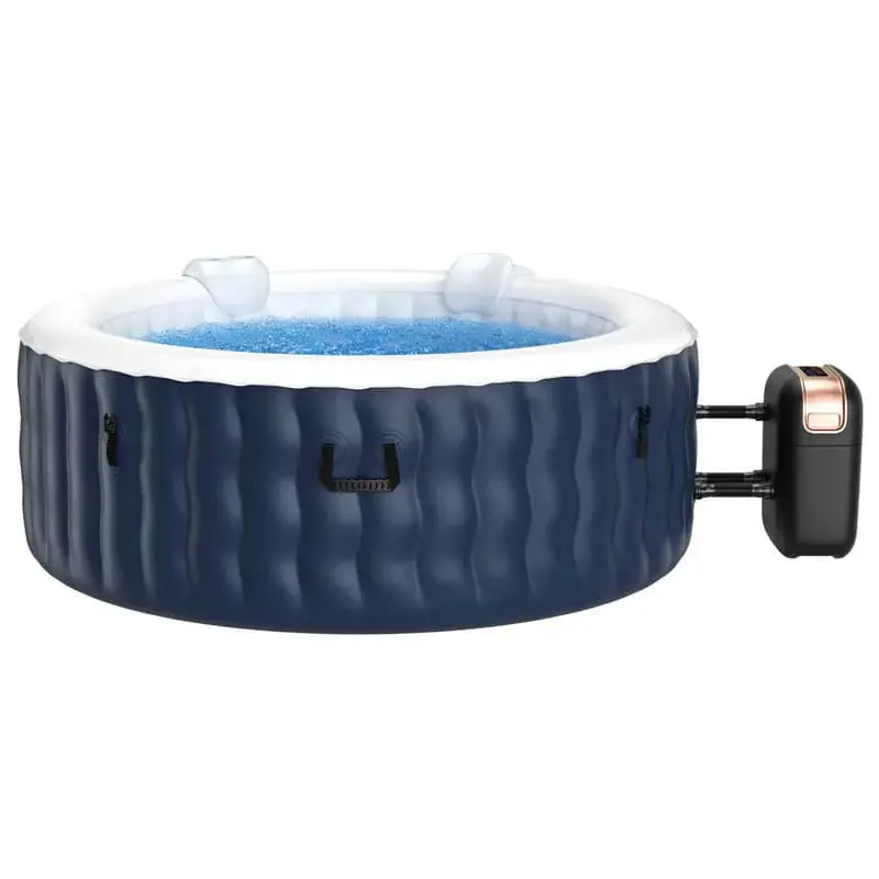 SaluSpa 4-Person Inflatable Hot Tub with 108 Air Jets, Carry Bag, Filter, and Rapid-Inflation Pump