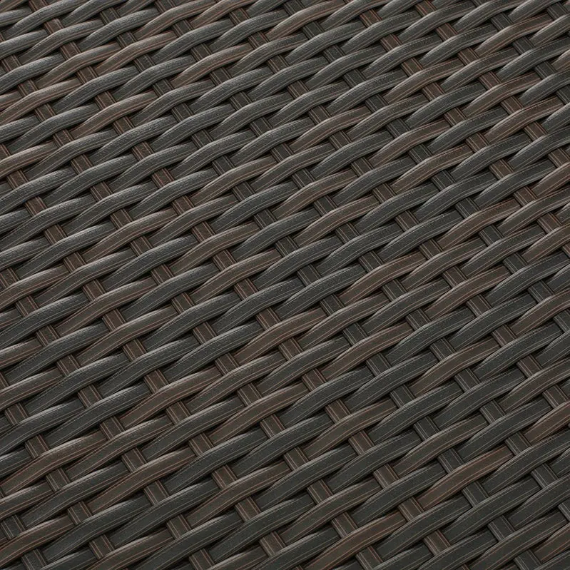 Samoa Multibrown Woven Resin Storage Box – Indoor/Outdoor Accent Bin