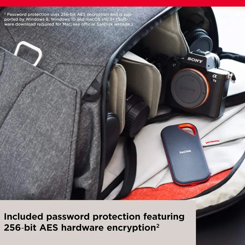SanDisk Extreme PRO 1TB Portable SSD – Up to 2000MB/s Transfer Speed