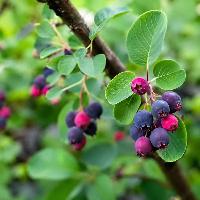 Saskatoon Serviceberry Shrub – Edible Nutrient-Rich Berry Bush