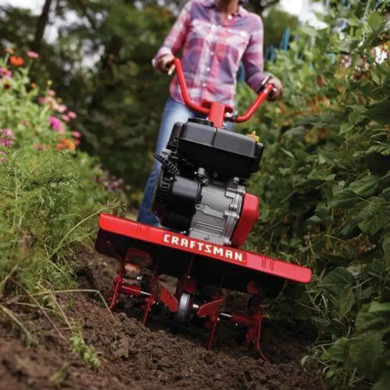 Scratch & Dent Craftsman Front-Tine Garden Tiller – Reconditioned Power Cultivator