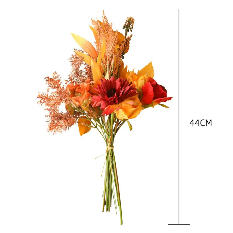 Seasonal Autumn Dried Bouquet – Warm-Toned Faux Greens & Florals for Harvest-Themed Events