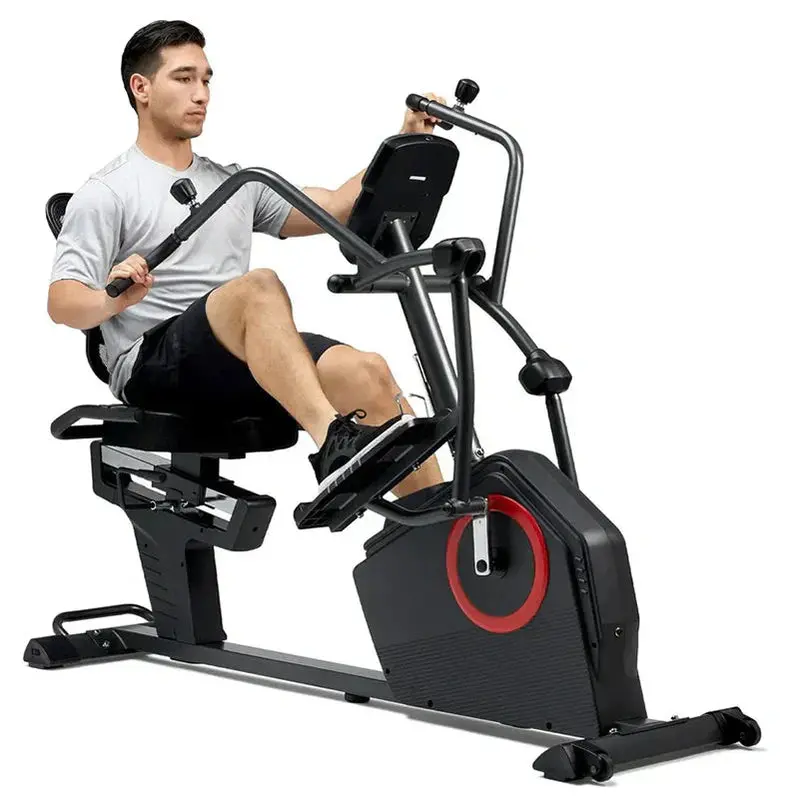 SF-RBE4886SMART Smart Recumbent Elliptical – Bluetooth-Enabled Fitness Bike with 16 Resistance Levels and App Integration