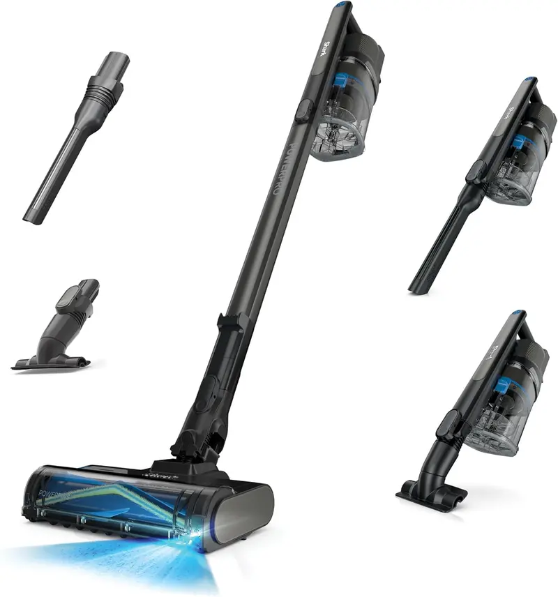Shark IX141 Cordless Pet Vacuum: LED Headlights, Removable Handheld Unit, 40-Min Runtime, Specialized Tools for Carpets & Hard Floors