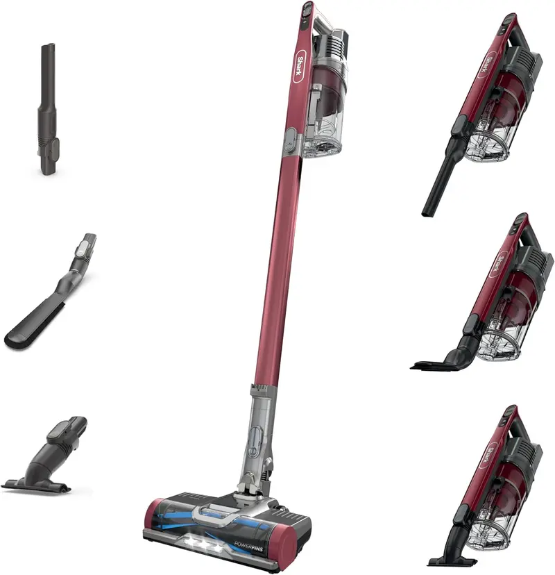 Shark IZ363HT Cordless Vacuum – HEPA Filtration, 50-Min Runtime, Removable Handheld & Full Tool Set for Pet Hair & Multi-Surface Use