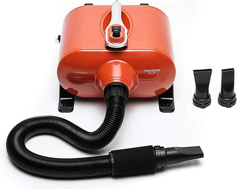 Shernbao DHD-2400F High-Velocity Pet Hair Dryer – 6.0 HP Force Blower for Professional & At-Home Dog Grooming