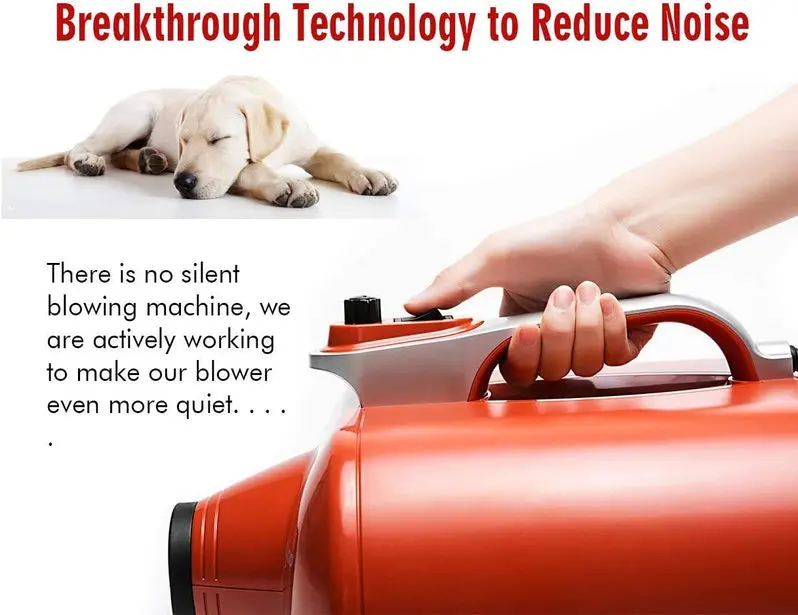 Shernbao DHD-2400F High-Velocity Pet Hair Dryer – 6.0 HP Force Blower for Professional & At-Home Dog Grooming