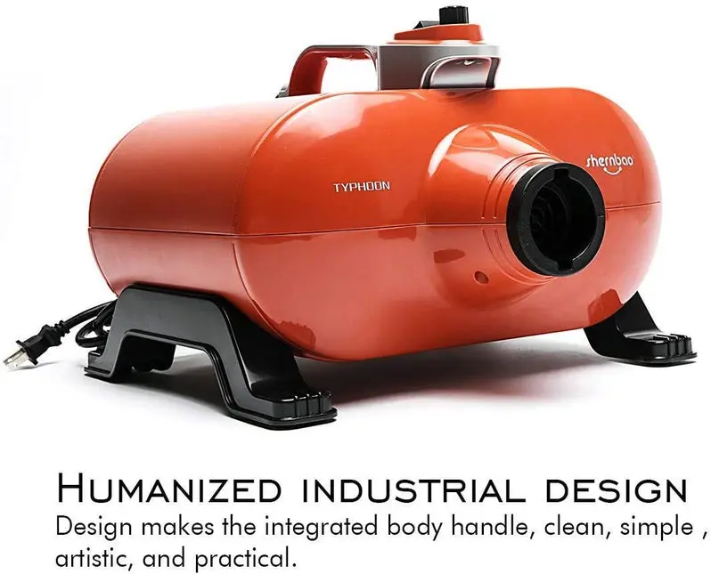 Shernbao DHD-2400F High-Velocity Pet Hair Dryer – 6.0 HP Force Blower for Professional & At-Home Dog Grooming