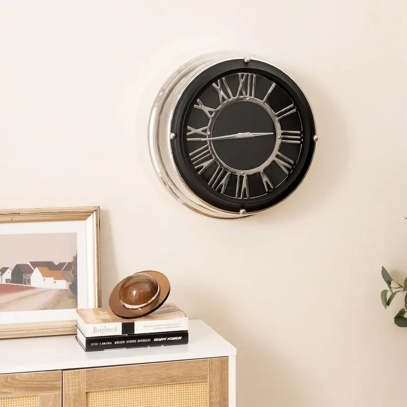 Silent Quartz Wall Clock – Non-Ticking Modern Decorative Timepiece 2