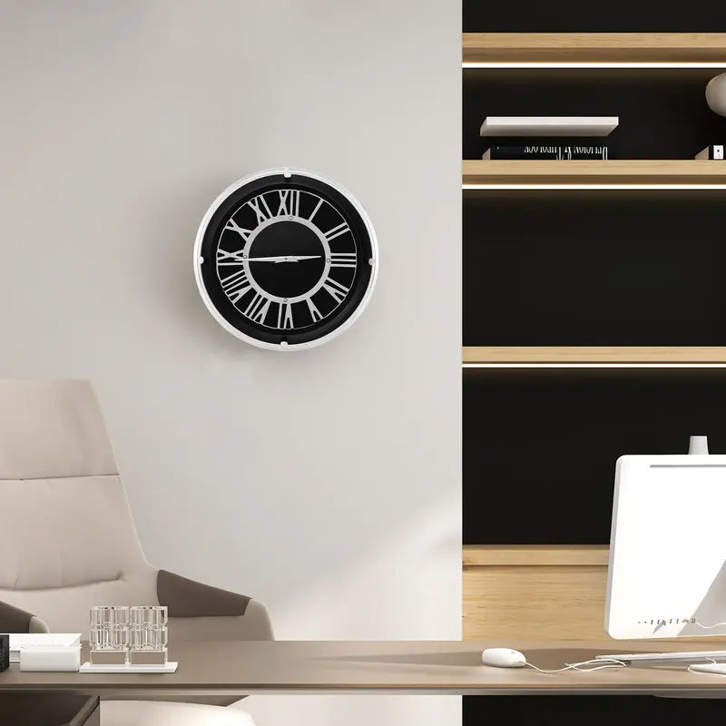 Silent Quartz Wall Clock – Non-Ticking Modern Decorative Timepiece