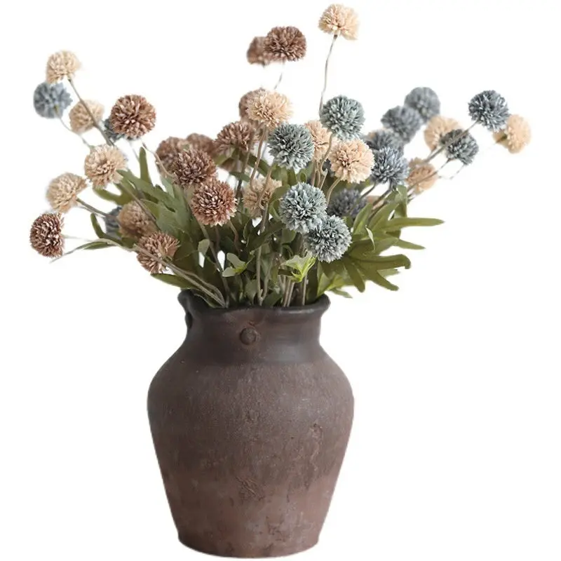 Silk Dandelion Stem Set – 5-Head Branch for Wedding & Interior Styling, 67 cm