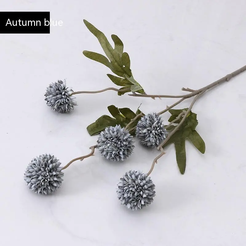 Silk Dandelion Stem Set – 5-Head Branch for Wedding & Interior Styling, 67 cm