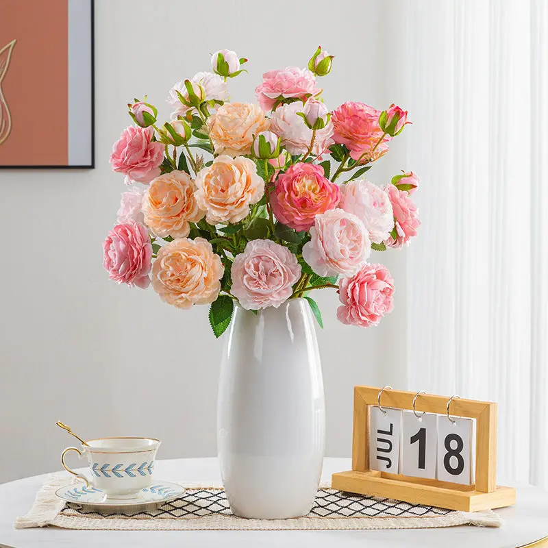 Silk Dried Flower Bouquet – Soft-Toned Arrangement for Contemporary Living Spaces 5