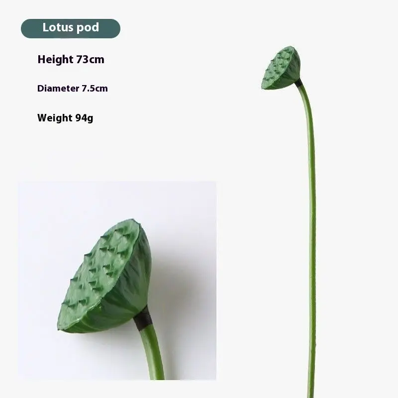 Silk Lotus & Seed Pod Arrangement – Botanical-Inspired Decor for Ponds, Ceremonies & Interiors