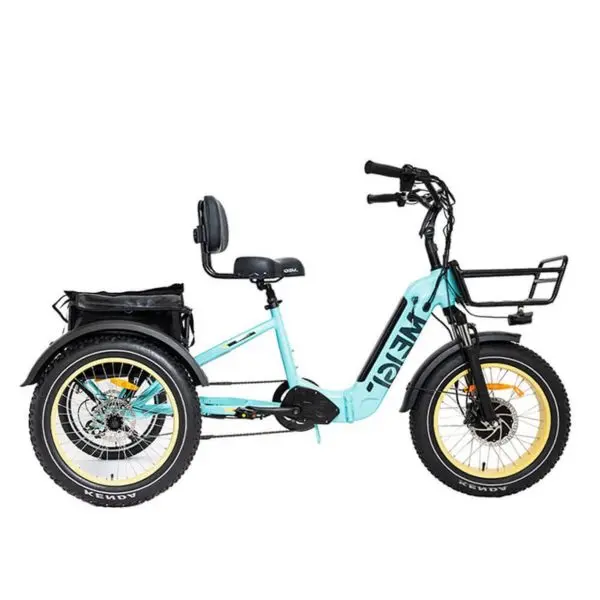 SILVERADO 20 Fat-Tire Electric Trike – 48V/14Ah Battery, 750W Motor, Foldable Design (330 lb Capacity)