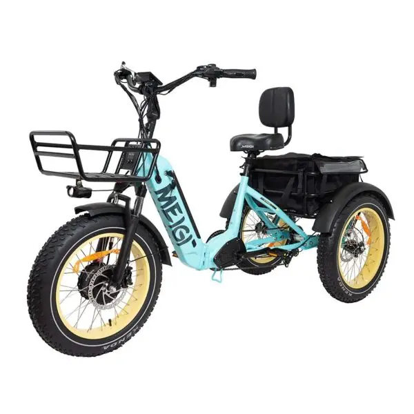 SILVERADO 20 Fat-Tire Electric Trike – 48V/14Ah Battery, 750W Motor, Foldable Design (330 lb Capacity)