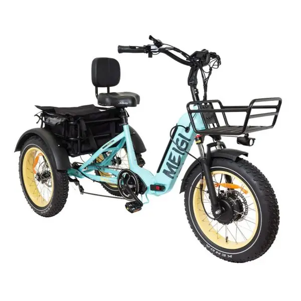 SILVERADO 20" Foldable 48V 14Ah 750W Electric Trike with Fat Tires – 330 lb Capacity
