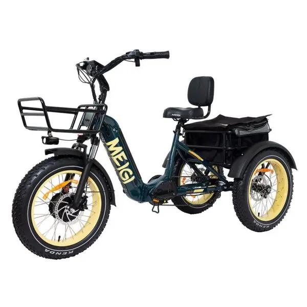 SILVERADO 20" Foldable 48V 14Ah 750W Electric Trike with Fat Tires – 330 lb Capacity